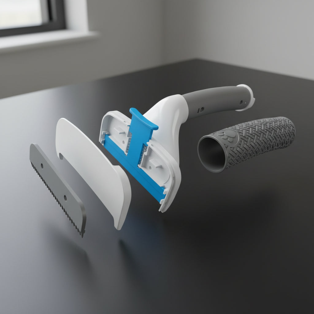 Pet Brush Pet Grooming Brush Self Cleaning Brush Removes Loose Fur and Hair Dog Cat Brush