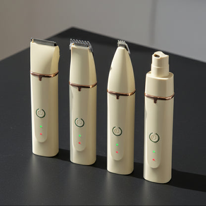 4 in 1 Electric Hair Trimmer Grooming Clippers for Pets Trimmer Nail Grinder Professional Cutter Machine Cutting Tool for Dogs