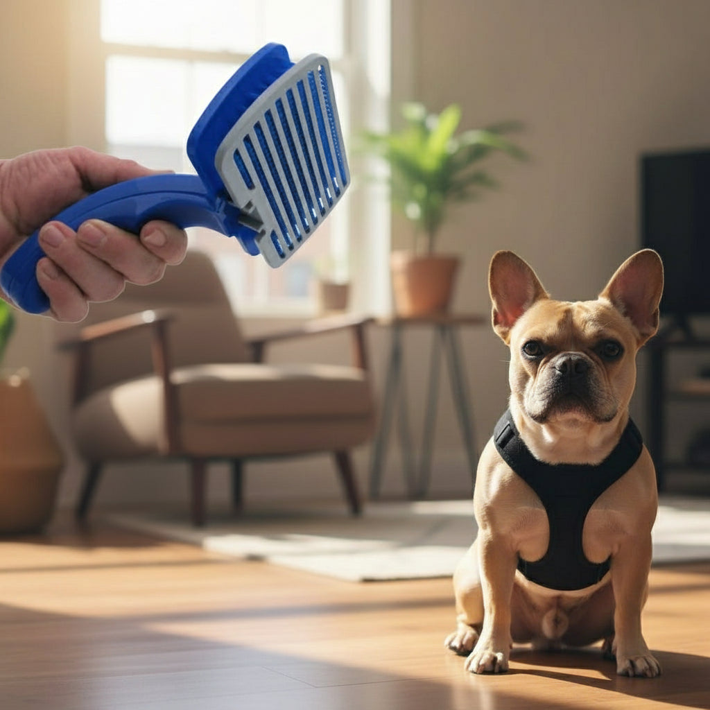 Self Cleaning Slicker Brush Dog Cat Pet Grooming Brush Shedding Brush Comb Rake