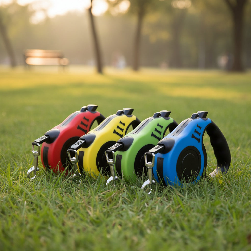 16.5FT Automatic Retractable Dog Leash Pet Collar Automatic Walking Lead Free US