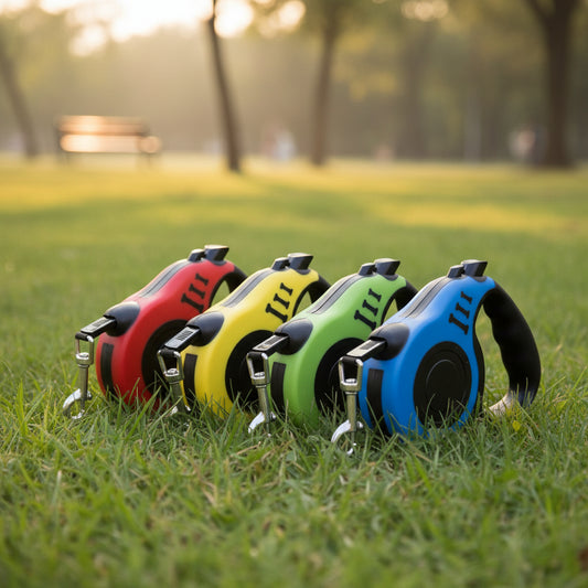 16.5FT Automatic Retractable Dog Leash Pet Collar Automatic Walking Lead Free US