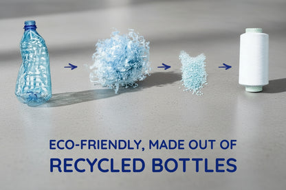 Recycled Dog Collar with Reflective Puppy Collar Small Coral