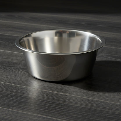 Stainless Steel Paw & Beads Imprint Dog Bowl Small
