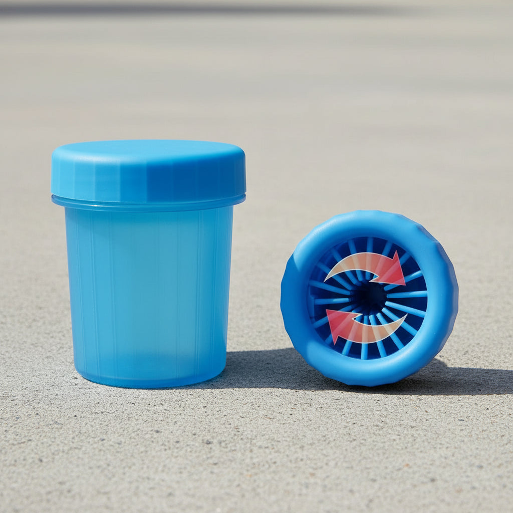 Dog Paw Cleaner - Portable Pet Paw Washer Cup (For Small and Medium Breed Dogs)