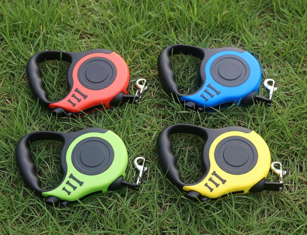 16.5FT Automatic Retractable Dog Leash Pet Collar Automatic Walking Lead Free US