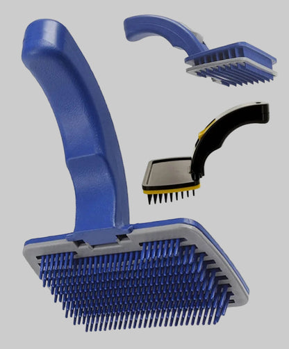 Self Cleaning Slicker Brush Dog Cat Pet Grooming Brush Shedding Brush Comb Rake