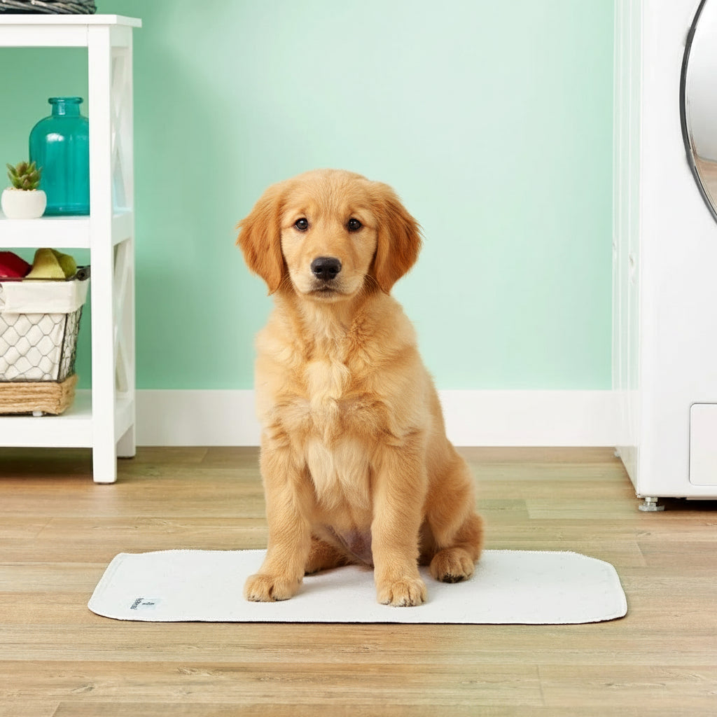 Pawtect® Pads Washable Dog Pee Pads (2Pack) of 18X24 Premium Pee Pads for Dogs, Waterproof Training Pads for Dogs & Reusable Dog Pee Pads! Whelping & Modern Puppy Pads!