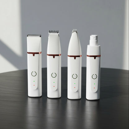 4 in 1 Electric Hair Trimmer Grooming Clippers for Pets Trimmer Nail Grinder Professional Cutter Machine Cutting Tool for Dogs