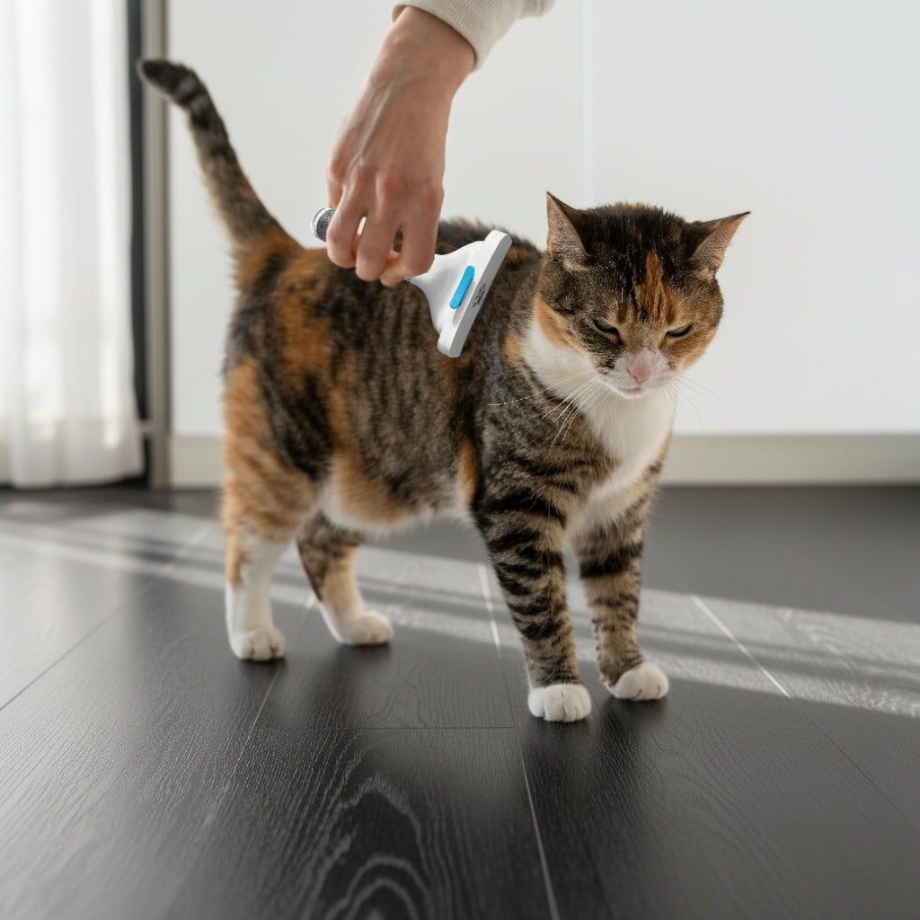 Pet Brush Pet Grooming Brush Self Cleaning Brush Removes Loose Fur and Hair Dog Cat Brush