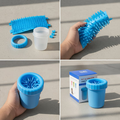 Dog Paw Cleaner - Portable Pet Paw Washer Cup (For Small and Medium Breed Dogs)